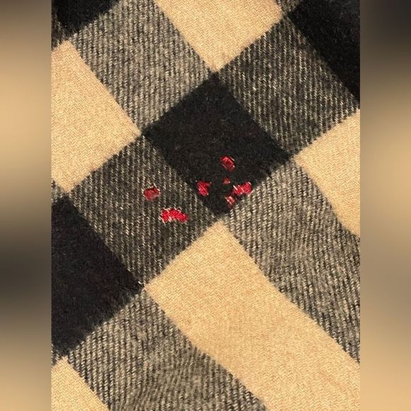 ❌SOLD❌BURBERRY Cashmere Reversible Giant Check Scarf - Picture 5 of 11